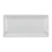 Ariane Porcelain ARRARN000011002 China Plate, 11 3/7" x 5 5/7" Rectangular Ivory Porcelain – 6/Case 1 image