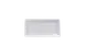 Ariane Porcelain ARRARN000011015 Rectangle Plate, 6.19" x 3", Ivory, Porcelain - 12/Case 1 image