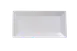 Ariane Porcelain ARRARN000011023 Rectangle Plate, 9 1/4" x 4 1/2", Ivory, Porcelain - 6/Case 1 image