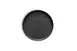 Ariane Porcelain ASEARNA05B11025 Stackable Plate, 9 5/6" Charcoal Grey Dotts, Porcelain – 4/Case 1 image
