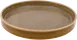 Ariane Porcelain ASEARNC97A11015 6" Round Plate, Light Brown with Inside Freckles, 4/Case 1 image