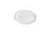 Ariane Porcelain AVCARN000015032 Oval Ivory Porcelain Plate, 12 3/5" (32 cm), Coupe Rim, 6/Case 1 image