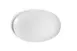Ariane Porcelain AVCARN000015036 Oval Ivory Porcelain Plate 14 1/6" - Coupe Rim - 6/Case 1 image