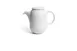 Ariane Porcelain AVCARN000061035 Vital Coupe Coffee Pot, 11 5/6 Oz, Ivory, Porcelain - 4/Case 1 image