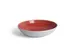 Ariane Porcelain AVCARN204012001 Twister Red 8.25" Round Coupe Rim Porcelain Plate - 6/Case 1 image