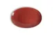 Ariane Porcelain AVCARN204015036 Oval China Plate, 14.188" Coupe Rim, Twister Red, Porcelain, 6/Case 1 image