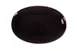 Ariane Porcelain AVCARN263015032 Oval China Plate 12.6" Twister Mokka, Porcelain, Coupe Rim - 6/Case 1 image