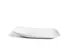 Ariane Porcelain AVRARN000011029 Ivory Rectangular China Plate 11 3/7" x 6 1/9", Porcelain - 6/Case 1 image
