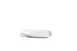 Ariane Porcelain AVRARN000014015 Ivory Rectangular China Saucer 6" x 3 1/7" - Porcelain - 12/Case 1 image