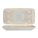 Ariane Porcelain DGNARN05Z011028 Rectangle Plate, 11" x 5 1/2", Porcelain, Tangier, 6/Pcs 1 image