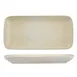 Ariane Porcelain DGNARN09S011036 Rectangle Plate, 14 1/6" x 6 1/2", Paros Sand, Porcelain - 6/Case 1 image