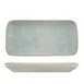 Ariane Porcelain DGNARN09T011028 Rectangle Plate, 11" x 5 1/2", Paros Aqua, Porcelain - 6/Case 1 image