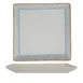 Ariane Porcelain DJSARN11L011005 Juliet Square Platter 10 5/8" x 10 5/8" Porcelain Athena - 6/Case 1 image