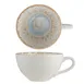 Ariane Porcelain DXRARN05Z044016 Luxury Cup, 5 2/5 Oz, Porcelain, Tangier, Non-Stackable - 12/Case 1 image