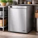 Hoshizaki HR24C 23"W Compact One Solid Door Undercounter Reach-in Refrigerator - Open box 6 image