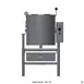 Legion TEH-5F-MV 5 Gallon Floor Tilting Full Steam Jacketed Electric Kettle w/ Quad-Leg Base 1 image