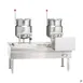 Vulcan VEKT50/66 12 Gallon Floor Tilting 2/3 Steam Jacketed Electric Kettle Assembly w/ 50" Stand 2 image