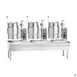 Vulcan VEKT80/666 18 Gallon Floor Tilting 2/3 Steam Jacketed Electric Kettle Assembly w/ 80" Stand 2 image