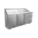 Asber APTM 72 30 D2 P 72" Mega Top Sandwich and Salad Prep Table w/ 2 Drawers & 2 Doors, 30 Pans 2 image