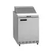 Delfield 4432NP-12M 32" One Section Mega Top Sandwich Prep Table, 1 Door, 12 Pans 1 image