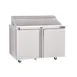 Delfield 4448NP-6M 48" 2-Door Mega Top Sandwich and Salad Prep Table, 6 Pans 1 image