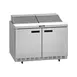 Delfield 4464NP-24M 64" 2-Door Mega Top Sandwich and Salad Prep Table, 24 Pans 1 image