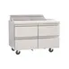 Delfield D4460NP-12 60" 2-Section Sandwich and Salad Prep Table, 4 Drawers, 12 Pans 1 image