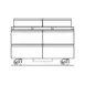Delfield D4460NP-24M 60" 2-Section Mega Top Sandwich Prep Table, 4 Drawers, 24 Pans 3 image