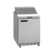 Delfield ST4427NP-6 27" 1-Door Sandwich and Salad Prep Table, 6 Pans, 8.2 cu. ft. 1 image