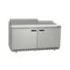 Delfield ST4460NP-8 60" 2-Door Sandwich and Salad Prep Table, 8 Pans, Stainless Steel 1 image