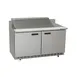 Delfield ST4464NP-18M 64" 2-Door Mega Top Sandwich and Salad Prep Table, 18 Pans 1 image
