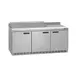 Delfield ST4472NP-18M 72" 3-Door Mega Top Sandwich and Salad Prep Table, 18 Pans, Stainless Steel 1 image