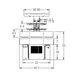 Federal Industries IMSS60SC-3 60" Refrigerated Self-Serve Island Merchandiser, 3 Shelves 3 image