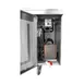 La Rosa Refrigeration L-12110-32 110" 4-Section Sandwich and Salad Prep Table w/ 4 Doors, 10 Pans 4 image