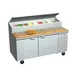 La Rosa Refrigeration L-12162-28 62" 2-Door Sandwich and Salad Prep Table, 8 Pans 1 image
