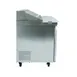 Norpole NE3R-SW 72" 3-Door Sandwich and Salad Prep Table, 18 Pans, Stainless Steel 2 image