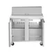 Coldline SP36 36" 2-Section Refrigerated Sandwich and Salad Prep Table, 10 Pans, Stainless Steel 4 image