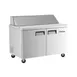 Coldline SP48 46" 2-Door Refrigerated Sandwich and Salad Prep Table, 12 Pans, Stainless Steel 1 image