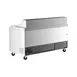 Coldline SP60 60" 2-Door Refrigerated Sandwich and Salad Prep Table, 16 Pans, Stainless Steel 3 image