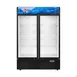 Vitlife Commercial VSC1088VCW 52" 2 Glass Door Merchandiser Refrigerator w/ Canopy, 35.3 cu. ft. 3 image