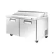 Vitlife Commercial VSP60 60" 2-Section Refrigerated Sandwich / Salad Prep Table, 17.8 cu. ft. 3 image