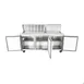 Vitlife Commercial VSP72M 72" Refrigerated Mega Top Sandwich / Salad Unit w/ 3 Door, 21.2 cu. ft. 4 image