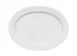 Seltmann 001-172056 Oval Porcelain Platter, 11" x 8.2" x .79" White, Flat Edge - 1/Each 1 image