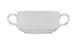 Seltmann 001-602242 Soup Cup, 9.5oz (8-9oz) Stackable Porcelain, Salzburg Design 2 image