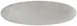 Mikasa 001-773866 China Platter, 17.4" x 5.67", Relief, Grey, Porcelain, Nori, Dishwasher Safe 1 image