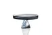 Ardacam 1405F-1587-43 Footed Plate, 8.27" Black Glass Stand, 7-9" Diameter Tabletop Risers 1 image