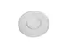 Ardacam 1969-2 Gusto Round Glass Plate, 11" White Dinnerware, Elegant Clear Finish 1 image