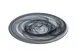 Ardacam 1969-43 Gusto Round Glass Plate, 11" Diameter, Black Finish, Premium Dinnerware 1 image
