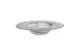 Ardacam 1984-7 Glass Bowl, 11.8" Diameter, 25 Oz Capacity, Black White Gusto, Glass Dinnerware 1 image