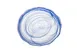 Ardacam 2046-64 Round Glass Plate, 12.75" Diameter, Amorf Blue and White Glass Dinnerware 1 image